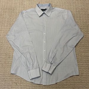 Geoffrey Beene Fitted Dress Shirt Size 17.5